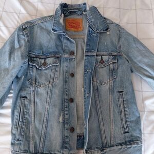 Levi's Light Blue Denim Jacket with Button Front